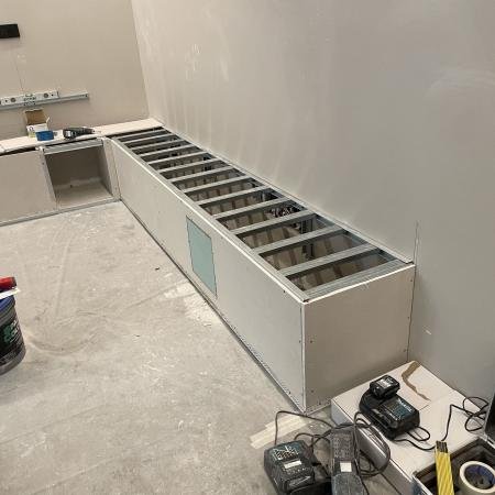 Panca in cartongesso