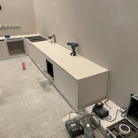 Panca in cartongesso