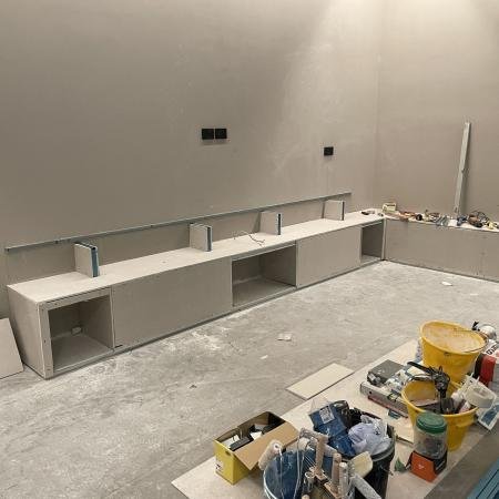 Panca in cartongesso