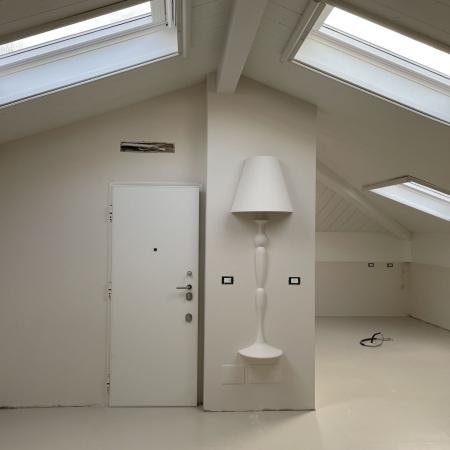 Soffitto di legno in smalto