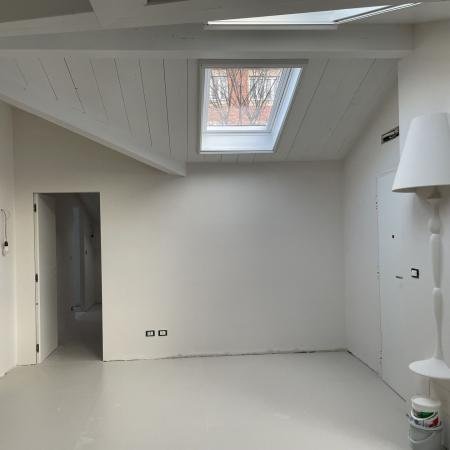 Soffitto di legno in smalto